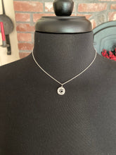 Paw-print Dog/Cat disc pendant