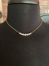 Tapered stone “Bling” fashion Necklace