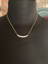 Tapered stone “Bling” fashion Necklace