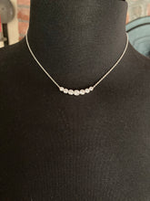 Tapered stone “Bling” fashion Necklace