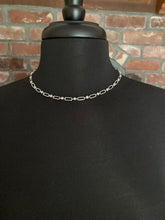 Paper Clip Sterling Necklace