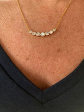 Tapered stone “Bling” fashion Necklace