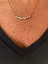 Tapered stone “Bling” fashion Necklace