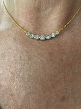 Tapered stone “Bling” fashion Necklace
