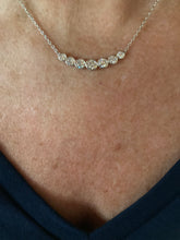 Tapered stone “Bling” fashion Necklace