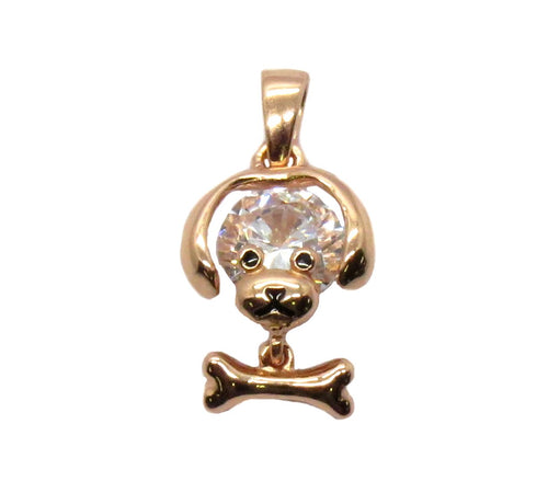 Dog with bone Black Epoxy Pendant-pre-order at this time