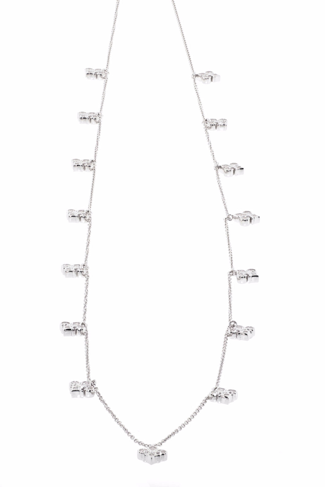 Fleur de Lis Station Necklace 36