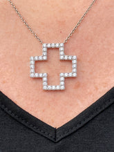 Equilateral Pierced Open Cross