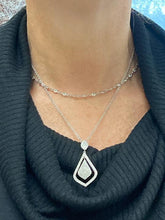 Silver Segmented Raindrop