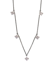 Fleur de Lis Station Necklace 18"
