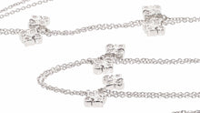 Fleur de Lis Station Necklace 18"