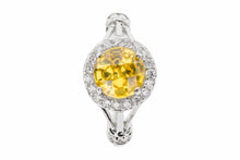 Split Shank Colored CZ Fashion/Birthstone Ring