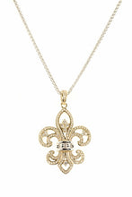 Fleur De Lis Pendant -Fancy Large