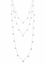 Fleur de Lis Station Necklace 18"