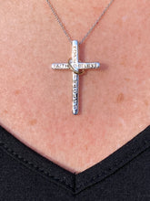 Diamond HFM Signature Cross Pendant with Gold Wedding Ring
