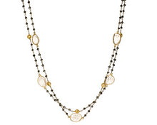 Quartz & Black Spinel Necklace