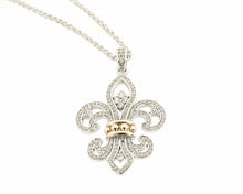 Fleur De Lis Pendant -Fancy Large