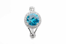 Split Shank Colored CZ Fashion/Birthstone Ring