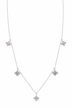 Fleur de Lis Station Necklace 18"