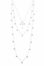 Fleur de Lis Station Necklace 18"