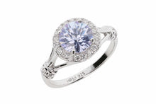 Split Shank Colored CZ Fashion/Birthstone Ring