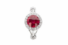 Split Shank Colored CZ Fashion/Birthstone Ring