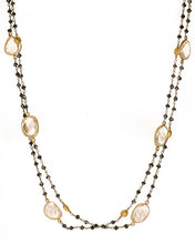 Quartz & Black Spinel Necklace