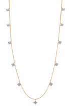 Fleur de Lis Station Necklace 24"