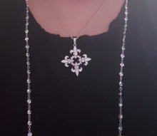 “Snowflake” Fleur de lis Pendant