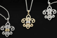 Fleur De Lis Pendant -Fancy Large
