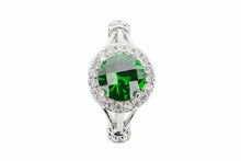 Split Shank Colored CZ Fashion/Birthstone Ring