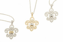 Fleur De Lis Pendant -Fancy Large