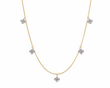 Fleur de Lis Station Necklace 18"