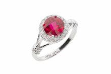 Split Shank Colored CZ Fashion/Birthstone Ring