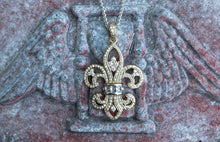 Fleur De Lis Pendant -Fancy Large