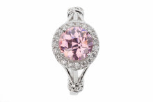 Split Shank Colored CZ Fashion/Birthstone Ring
