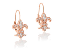 Fleur De Lis Drop Earrings