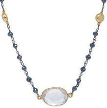 Quartz & Black Spinel Necklace