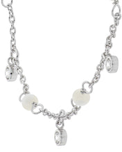 MOP Sterling Silver Station Bracelet