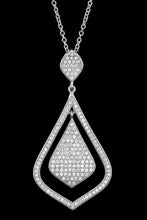 Silver Segmented Raindrop