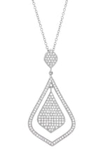 Silver Segmented Raindrop