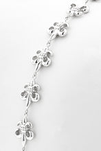 Fleur de Lis Drop Pendant-Silver Rhodium