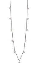 Fleur de Lis Station Necklace 24"