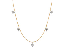 Fleur de Lis Station Necklace 18"