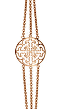 Triple Strand Fleur de Lis disc Bracelet