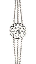 Triple Strand Fleur de Lis disc Bracelet