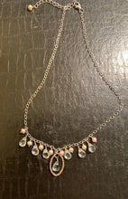 Natural Lavender Freshwater Pearl and Blue Topaz Briolet Necklace