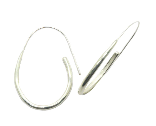 “Egg-shaped” fishhook wire earrings- Pre-order only at this time