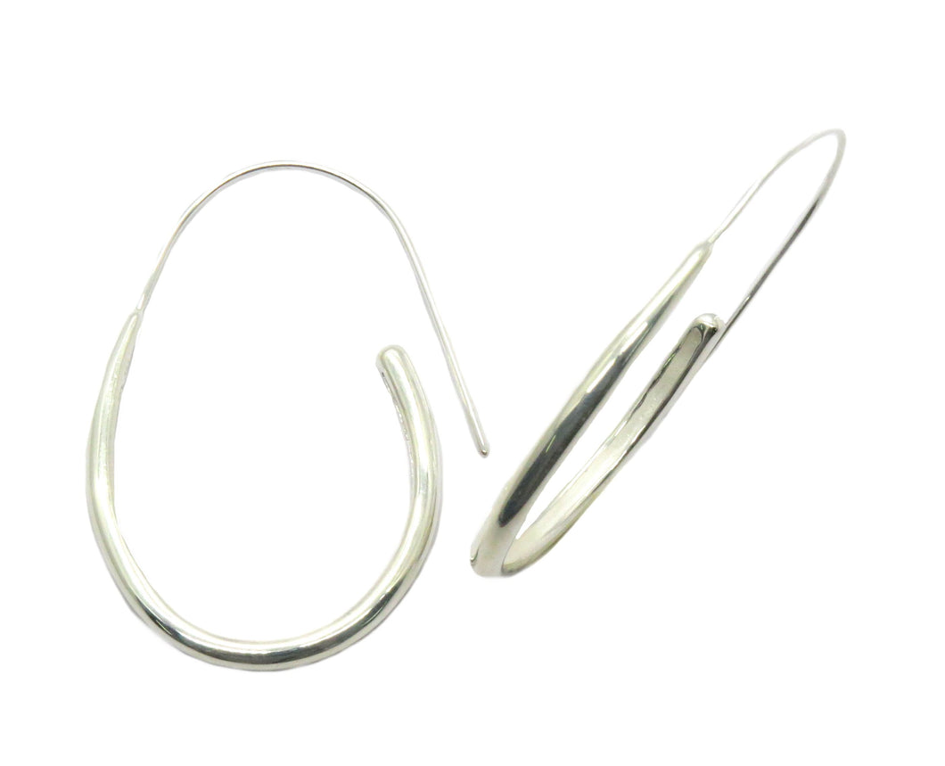 “Egg-shaped” fishhook wire earrings- Pre-order only at this time