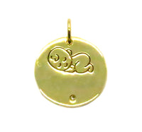 Sleeping baby Charm Pendant-Pre-order only at this time